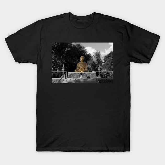 Lahaina Jodo Buddha (As it Was) T-Shirt by DebraCasey